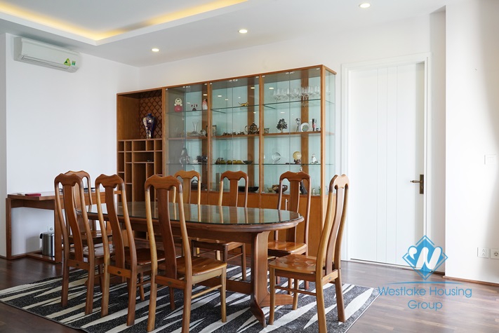 Large two bedrooms apartment for rent in L building, Ciputra, Ha Noi